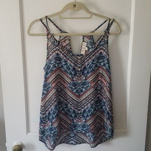 Multi Color Chevron Tank Top